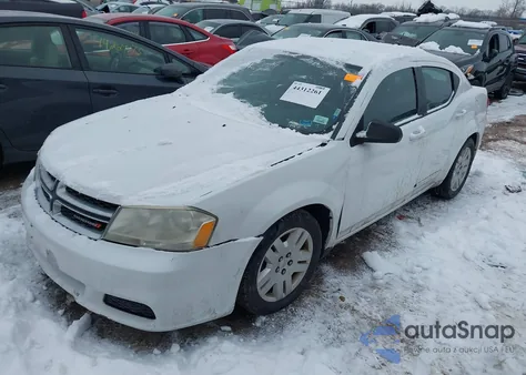 2012 Dodge Avenger Se z USA, uszkodzony, nr VIN 1C3CDZAB7CN274927
